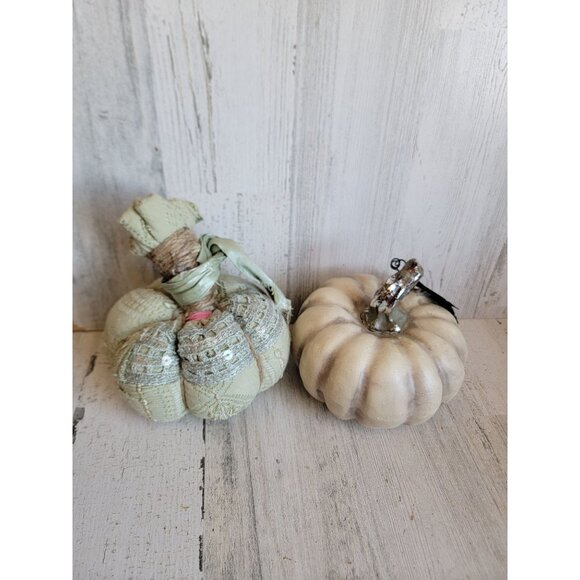 Halloween pumpkin variety set home decor figure green plushie - Picture 1 of 8